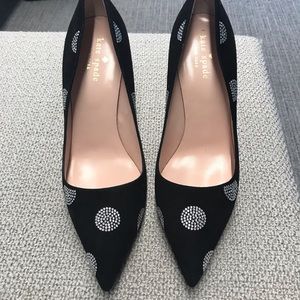 Kate Spade Libby 7.5 stiletto heels with crystal